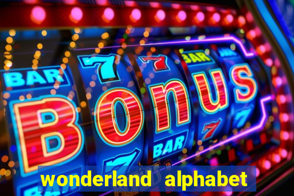 wonderland alphabet comic studio