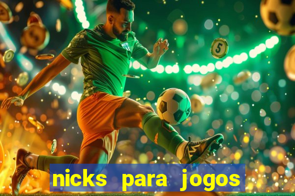 nicks para jogos de tiro