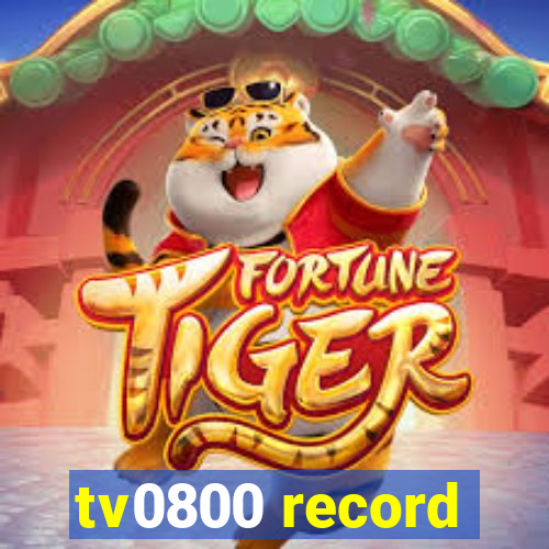 tv0800 record