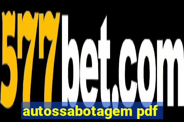 autossabotagem pdf