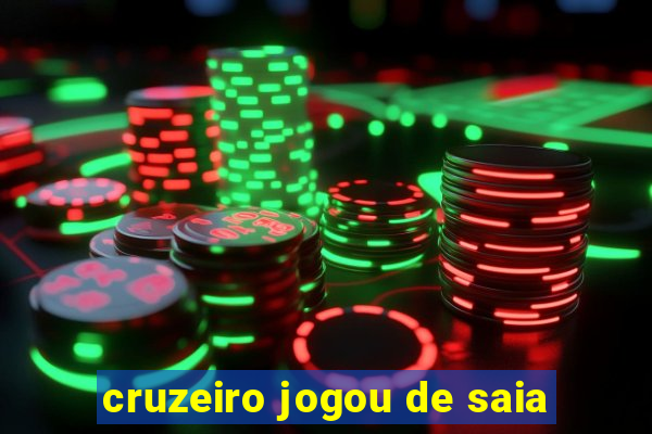 cruzeiro jogou de saia