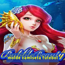 molde camiseta futebol