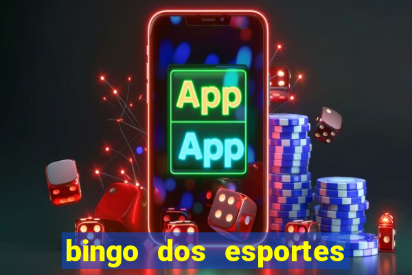 bingo dos esportes para imprimir