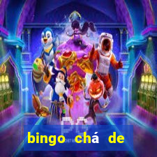 bingo chá de bebê excel