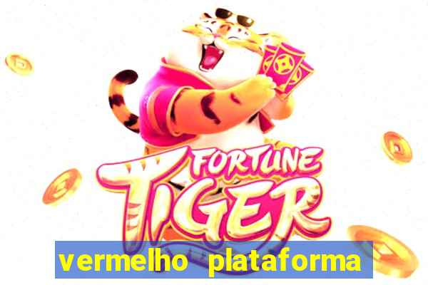 vermelho plataforma de jogos